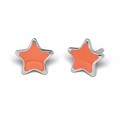 STUDEX Schmuck Sensitive by STUDEX, Stern Ohrstecker 6mm, Chirurgenstahl, 2 Farben