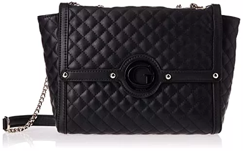 GUESS Taschen & Rucksäcke Guess Borsa a spalla heyden convertible xbody flap ecopelle trapuntata nero B22GU12 QE813421