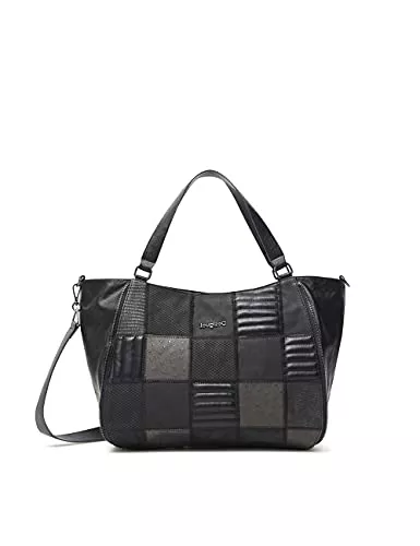 Desigual Taschen & Rucksäcke Desigual Womens BOLS_FIRE SAGA RUANDA Shoulder Bag, Black, One Size