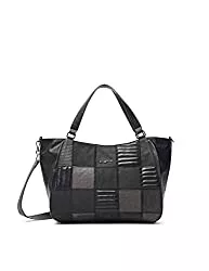 Desigual Taschen & Rucksäcke Desigual Womens BOLS_FIRE SAGA RUANDA Shoulder Bag, Black, One Size