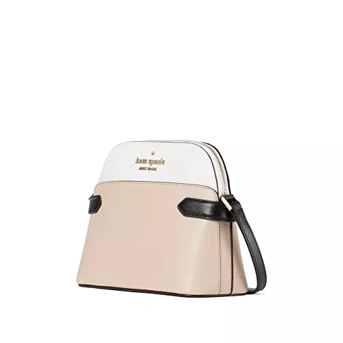  Taschen & Rucksäcke Kate Spade Staci Umhängetasche aus Saffiano-Leder mit Farbblock, warmes Beige