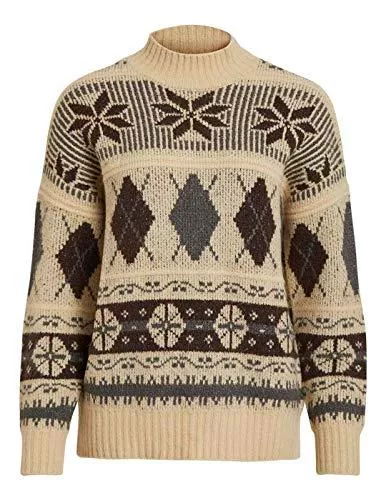 VILA Pullover & Strickmode Vila VIASH Damen Pullover beige