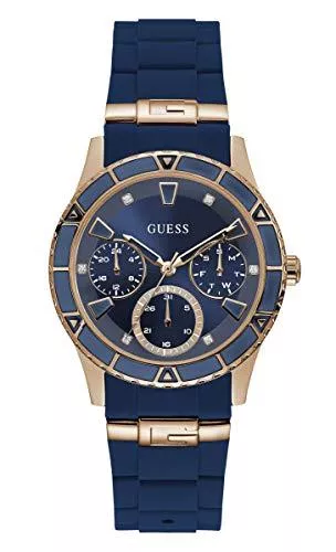 Guess Uhren Guess Valencia Blue Dial Ladies Multifunction Watch W1157L3