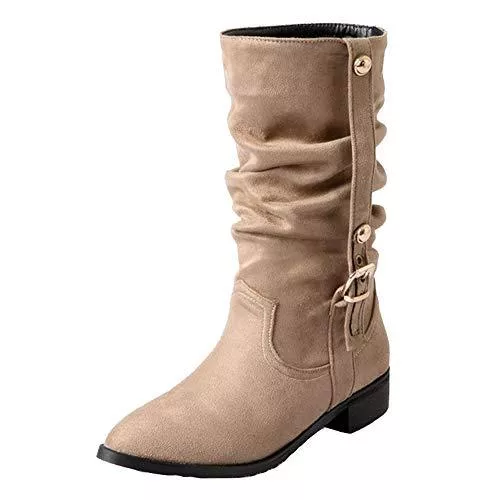 CHICMARK Stiefel CHICMARK Damen Flach Langschaft Stiefel