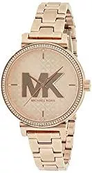 Michael Kors Uhren Michael Kors Damenuhr SOFIE, 36 mm Gehäusegröße, Dreizeigerwerk, Edelstahlarmband