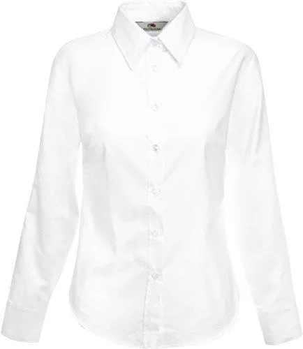 Fruit of the Loom Langarmblusen Fruit of the Loom Oxford Bluse - Langarm
