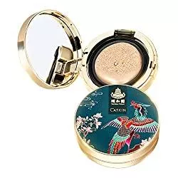 CATKIN Accessoires CATKIN BB Cream Air Cushion Foundation Natural Cover Concealer Foundation Full Coverage Moisturizing Concealer with Free Refill and Makeup Sponge Natural Medium 13 g (C01)