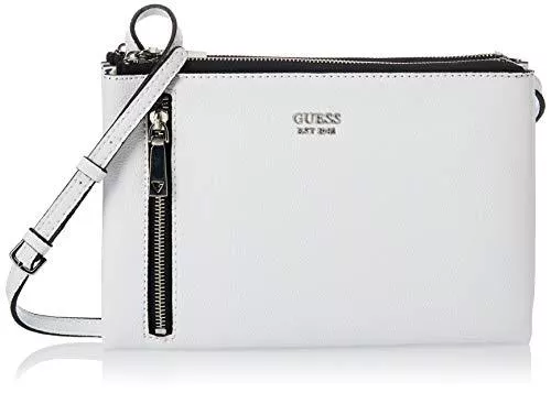 GUESS Taschen & Rucksäcke Guess Damen Double Zip Naya Crossbody mit doppeltem Reißverschluss, Einheitsgröße