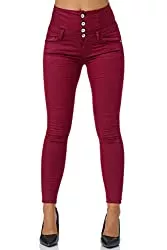 Elara Jeans Elara Damen Stretch Jeans Skinny High Waist Chunkyrayan