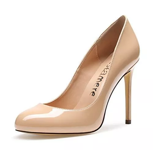 CASTAMERE High Heels Castamere Damen High Heels Runde Zehen Elegant Partie Pumps Stilettos 10CM