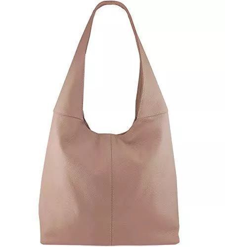 Freyday Taschen & Rucksäcke Freyday Original Ledertasche Beutel Schultertasche Beuteltasche 100% Echtleder aus Italien BT01