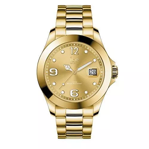 Ice-Watch Uhren ICE-WATCH - ICE steel Gold - Gold Damenuhr mit Metallarmband - 016916 (Medium)