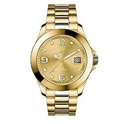 Ice-Watch Uhren ICE-WATCH - ICE steel Gold - Gold Damenuhr mit Metallarmband - 016916 (Medium)