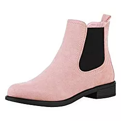 SCARPE VITA Stiefel SCARPE VITA Damen Stiefeletten Chelsea Boots Leicht Gefüttert mit Blockabsatz Profilsohle