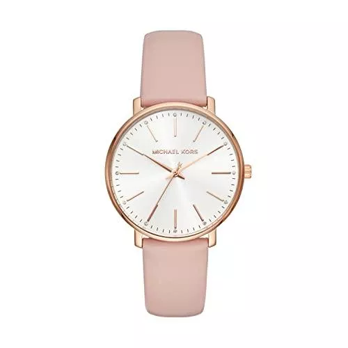 Michael Kors Uhren Michael Kors Damen-Armbanduhr, Leder, Rosa