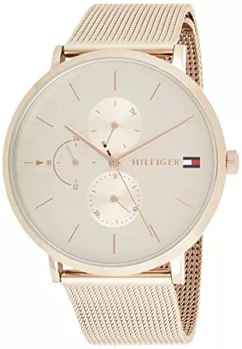 Tommy Hilfiger Uhren Tommy Hilfiger Damen Multi Zifferblatt Quarz Uhr mit Roségold Armband 1781944