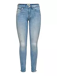ONLY Jeans ONLY Female Skinny Fit Jeans Kendell Reg Ankle Zip Jeans in Skinny Fit