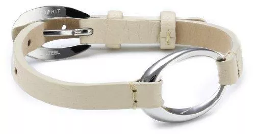 Esprit Schmuck Esprit Jewels Damen-Armband ovality beige Edelstahl ESBR11423D200