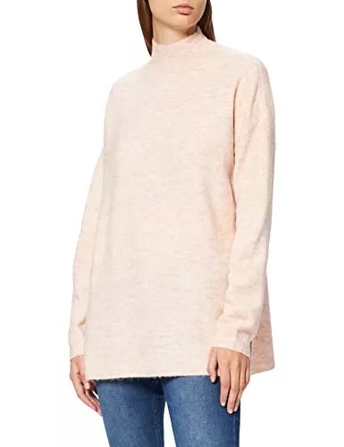 VERO MODA Pullover & Strickmode VERO MODA Female Strickpullover Lang Hoher Kragen