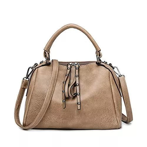 BUKESIYI Taschen & Rucksäcke BUKESIYI Damen Tasche Umhängetasche Handtasche Frauen Klein Schultertasche Weekender Lack PU Leder CCDE77196
