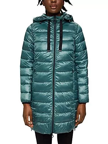 ESPRIT Jacken ESPRIT Recycelt: Leichter Steppmantel mit Kapuze