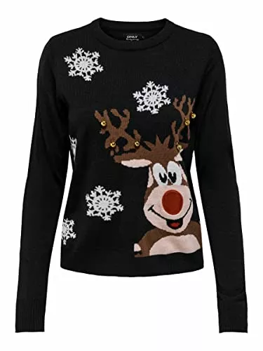ONLY Pullover & Strickmode ONLY Damen Onlxmas Bell L/S Cs KNT Pullover