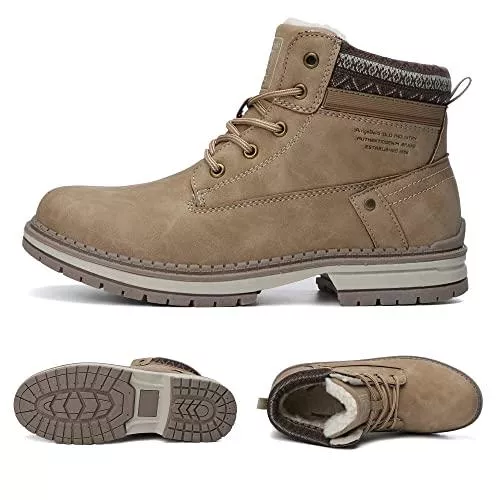 ARRIGO BELLO Stiefel ARRIGO BELLO Winterstiefel Damen Winterschuhe Stiefel Stiefelette Gefütterte Schneestiefel Draussen Boots Arbeitsschuhe Arbeitsstiefel Wandern Arbeiten 36-41