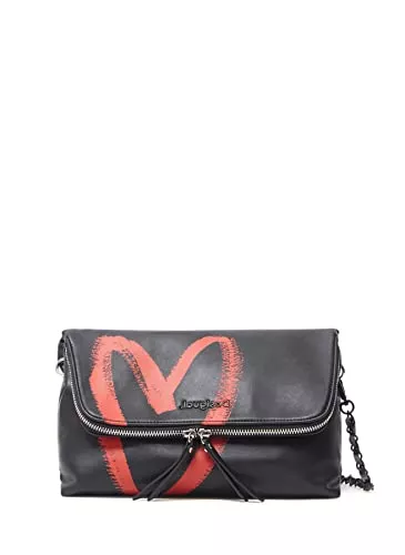 Desigual Taschen & Rucksäcke Desigual Womens BOLS_AMASENTI Venecia Across Body Bag, Black, One Size