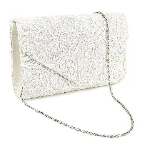 SurePromise One Stop Solution for Sourcing Taschen & Rucksäcke SurePromise One Stop Solution for Sourcing Spitze Umhängetasche Satin Tasche Damen Abendtasche Kette Handtasche für Party Hochzeit