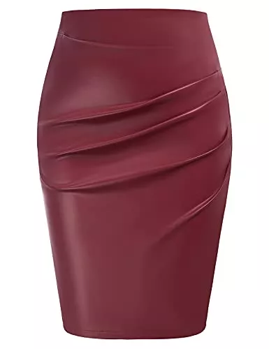 GRACE KARIN Röcke GRACE KARIN Bleistiftrock Damen Knielang Business Rock Pencil Rock CL866