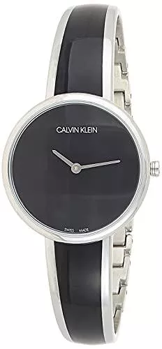 Calvin Klein Uhren Calvin Klein Unisex Erwachsene Analog Quarz Uhr mit Edelstahl Armband K4E2N111