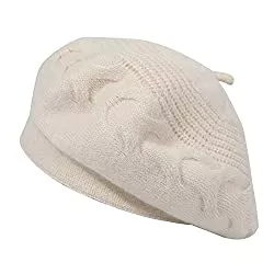 ZLYC Hüte & Mützen ZLYC Damen Baskenmütze Klassische Französischen Barett Einfarbig Warm Beret