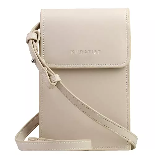 Kuratist Taschen & Rucksäcke Kuratist Kleine Damen Umhängetasche - ALEA, PU Mikrofaser Leder Handytasche Brieftasche Mini Schultertasche