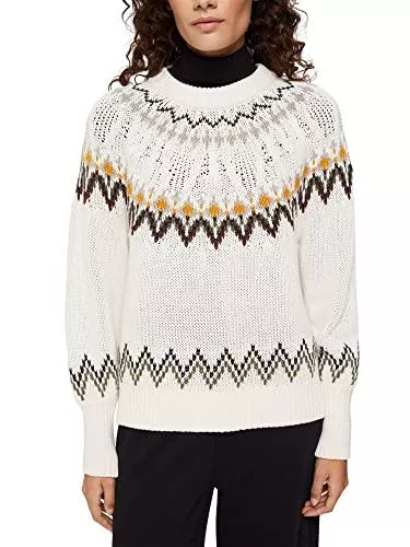 ESPRIT Pullover & Strickmode ESPRIT Norweger-Pullover aus Bio-Baumwolle