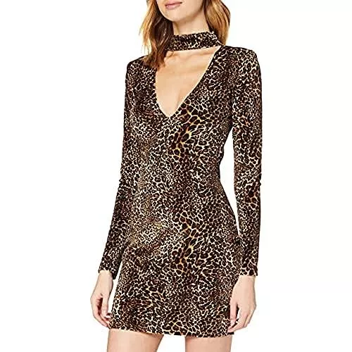 Gianni Kavanagh Freizeit Gianni Kavanagh Damen Leopard Dress Lässiges Kleid