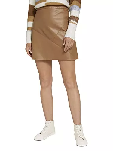 TOM TAILOR Röcke TOM TAILOR Denim Damen Mini Kunstlederrock