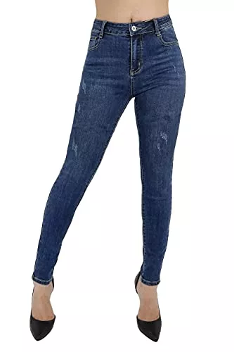 JOPHY &amp; CO. Jeans JOPHY &amp; CO. Denim-Jeans für Damen, aus elastischer Baumwolle mit fünf Taschen, Artikel &amp; verschiedene Stil.