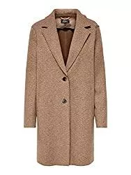 ONLY Mäntel ONLY Damen Klassischer Mantel Elegant Coat Fleecejacke ONLCARRIE Bounded Cardigan mit Knopfleiste