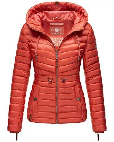 MARIKOO Jacken MARIKOO Damen Übergangsjacke Stepp-Jacke mit Kapuze Aniyaa XS-XXL