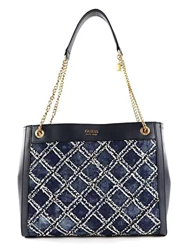 GUESS Taschen & Rucksäcke Guess Katey Girlfriend Carryall Denim Multi
