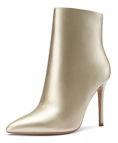 CASTAMERE Stiefel Castamere Damen-Stiefeletten mit hohem Absatz, spitzer Zehenbereich, Schlupfschnalle, Stiletto-Stiefel, 10 cm hohe Absätze