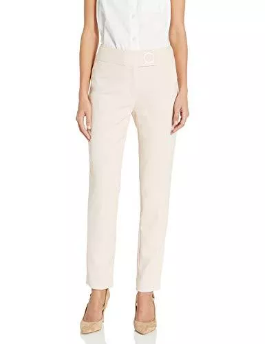 Calvin Klein Hosen Calvin Klein Damen Twill Straight Leg Pant Businessanzughosen-Set