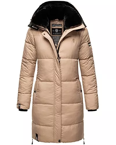 MARIKOO Mäntel MARIKOO warme Damen Winter Jacke Winterjacke Parka Stepp Mantel lang B892