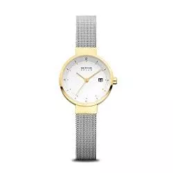 BERING Uhren BERING Damen Analog Solar Collection Armbanduhr mit Edelstahl Armband und Saphirglas 14426-010