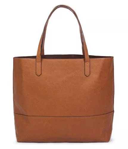 Overbrooke Taschen & Rucksäcke Overbrooke Große Damen-Schultertasche aus veganem Leder mit offenem Oberteil