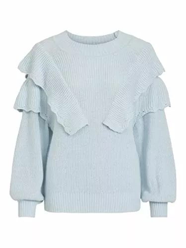 VILA Pullover & Strickmode Vila Female Strickpullover Rüschen