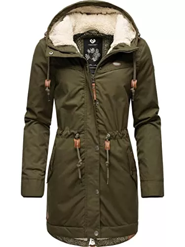 Ragwear Mäntel Ragwear Damen Winterjacke Wintermantel Parka mit Kapuze YM-Canny XS-XXL