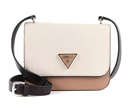 GUESS Taschen & Rucksäcke Guess Noelle Mini Crossbody Flap Natural Multi