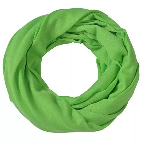 Miobo Schals & Tücher Miobo Jersey Damen/Herren Loopschal Snood Schlauchschal Rundschal in vielen schönen Uni-Farben