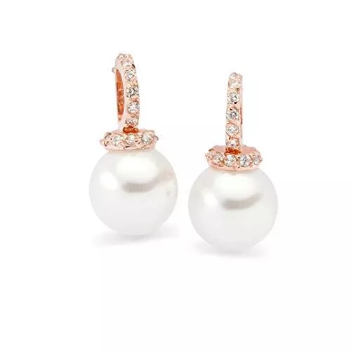 NANA KAY Schmuck NANA KAY Fashion Pearl Ohrringe Rosegoldfarben mit Muschelkernperle ST1055